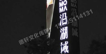 南中環(huán)當(dāng)代沿湖城地產(chǎn)標(biāo)識,精神堡壘